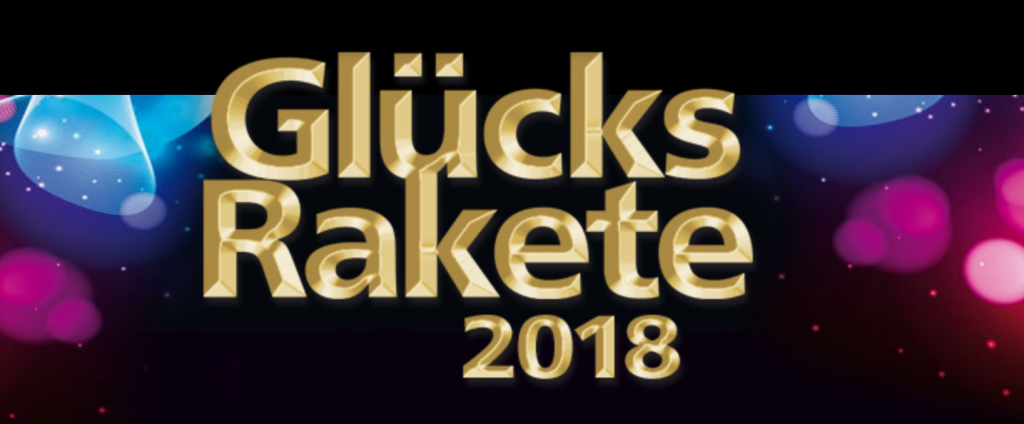 Glücksrakete 2018 Banner