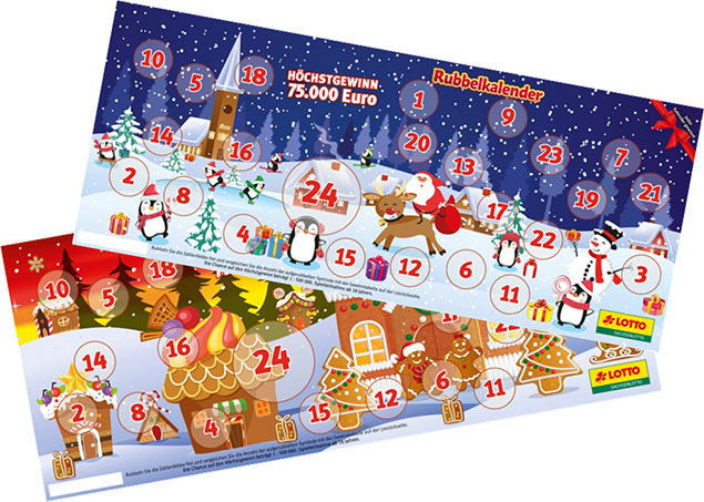 Rubbellos-Adventskalender Von Sachsenlotto Im Check - Losrubbeln.com