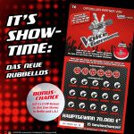 Posterwerbung The Voice of Germany Rubbellos