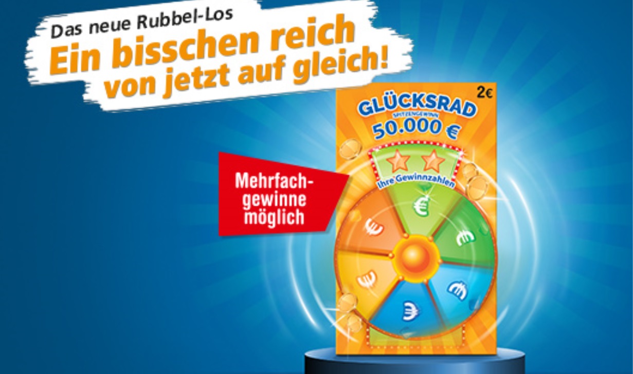 Glücksrad Rubbellos Von Westlotto Mit 50.000€ Spitzengewinn ...