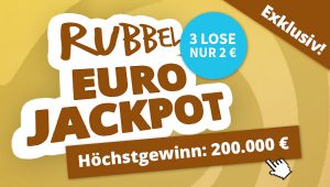 Rubbel EuroJackpot Rabatt